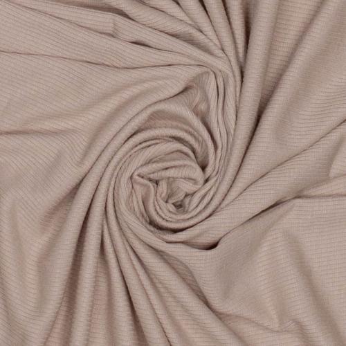 Rippjersey Viskose - sand beige